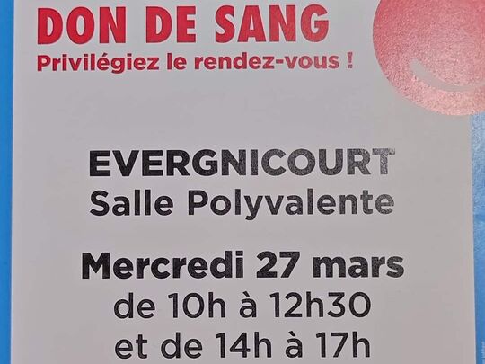 flyer don du sang